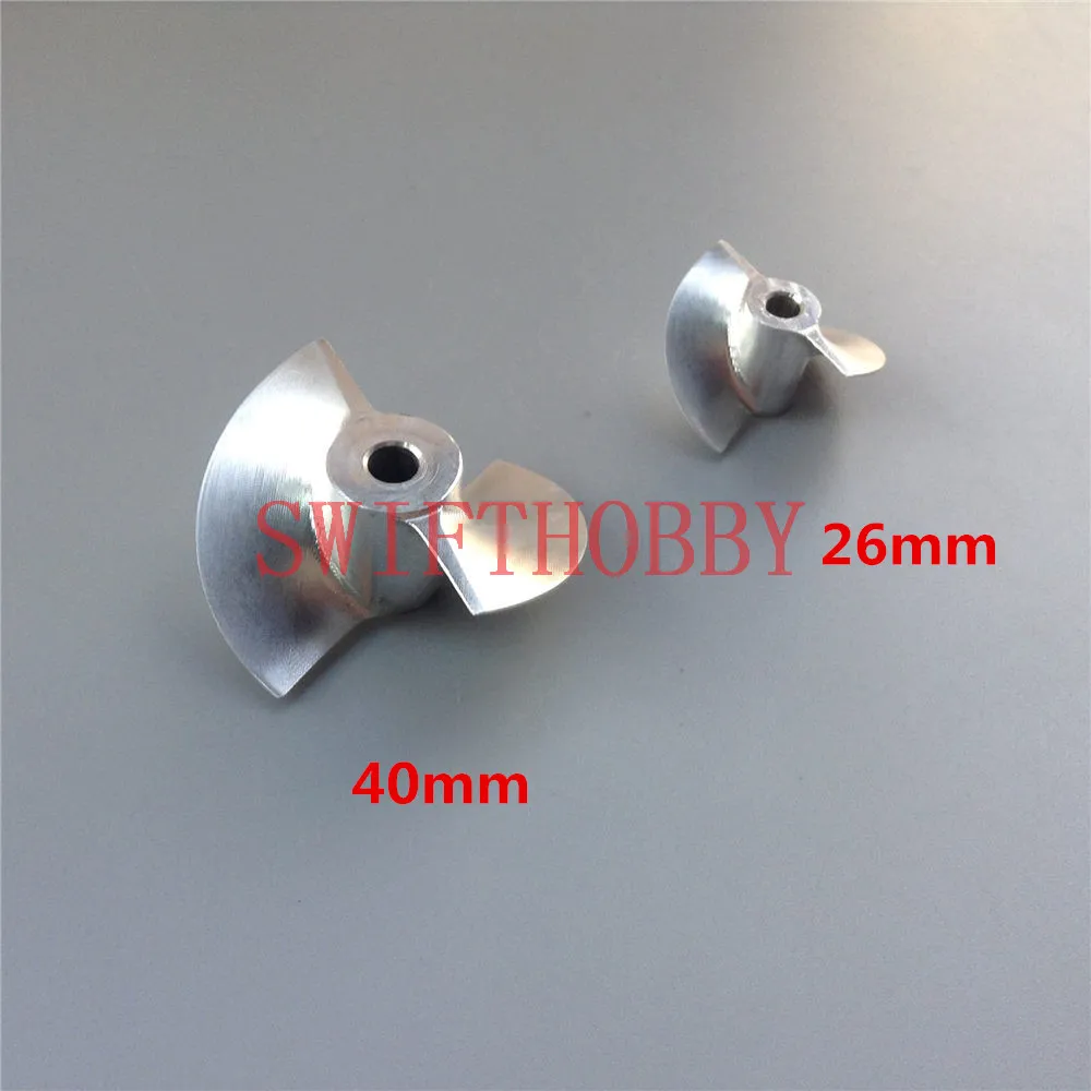 26mm40mm 2 затененные CNC Пропеллер Скорость лодка Водяной струйный насос отверстие опрыскиватель двигатель инжектор водяное Подруливающее Устройство для RC лодки турбо струйная часть