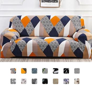 

Sofa Cover Solid Color Elastic Universal Sofa Slipcover All-inclusive Anti-slip Sofa Covers Towel For Dining Room
