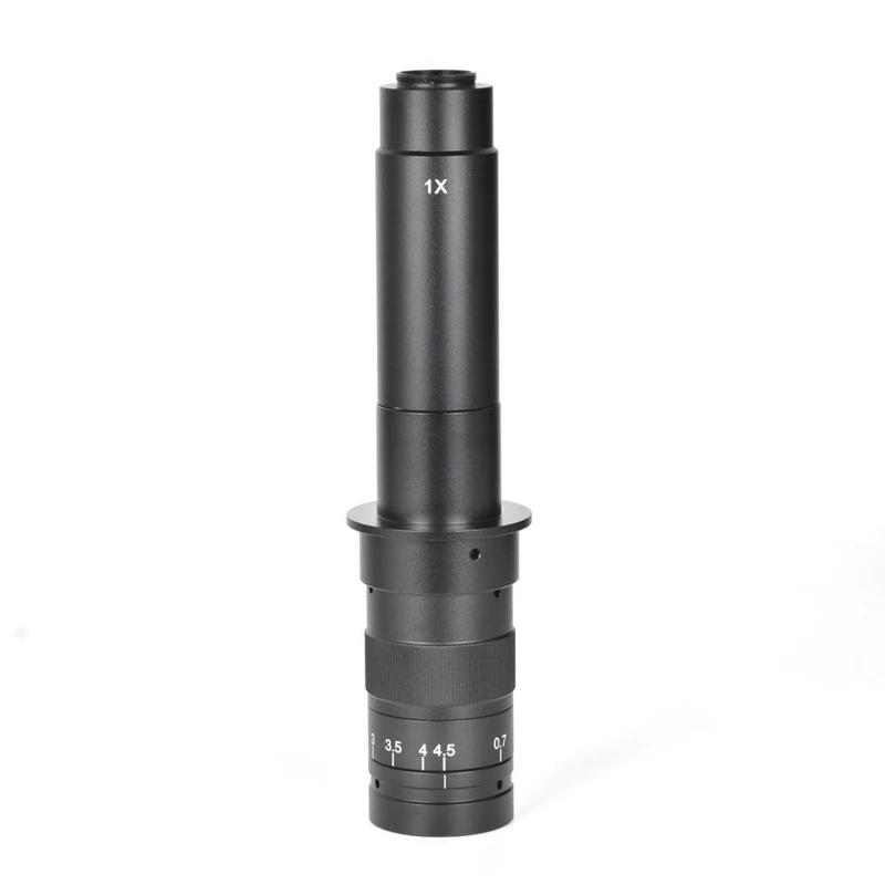  Adjustable 300X Zoom C-Mount Lens 0.7X-4.5X Magnification for HDMI USB Industry Video Microscope Ca