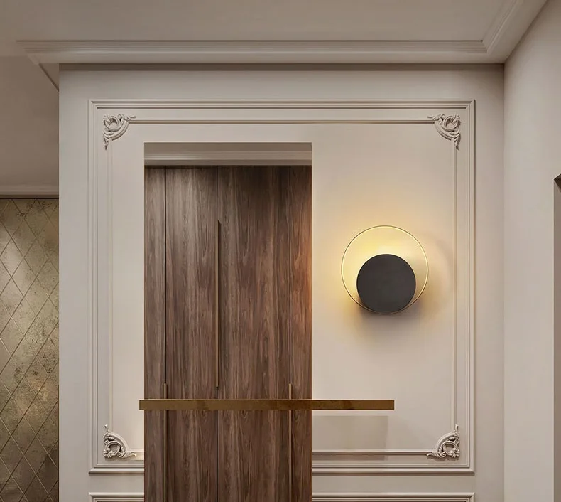 Nordic Wall Lamp Copper Arandela LED Mirror Light Fixtures Bedroom Sconce Wall Lights For Home Lighting Beside Bathroom Lamps