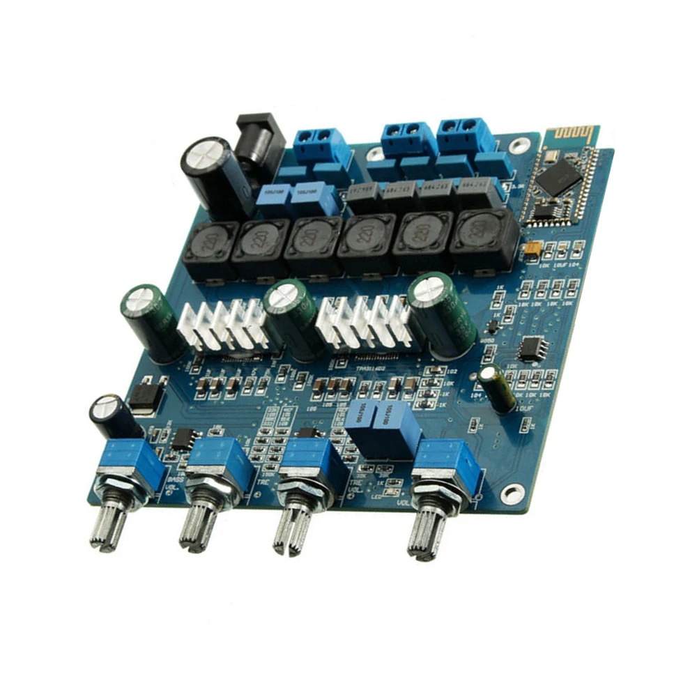 PCB CSR4.0 TPA3116 Bluetooth 4,0 модуль усилителя 2,1 3A DC 18 V-24 V 100W Класс D Плата усилителя мощности модуль части YJHIF