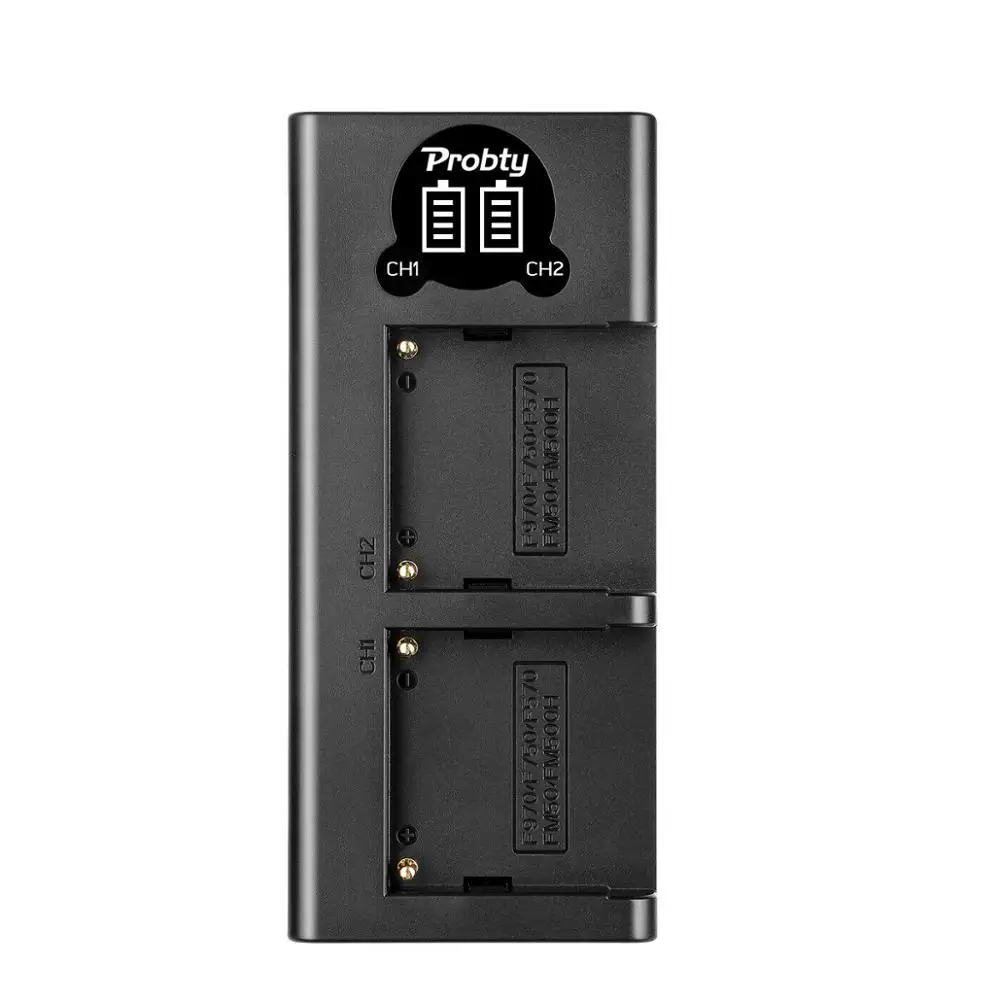 5200 мА/ч, NP-F770 NP-F750 NP F770 np f750 NPF770 750 Батарея+ светодиодный USB Зарядное устройство для sony NP-F550 NP-F770 NP-F750 F960 F970 - Цвет: 1 PcsCharger