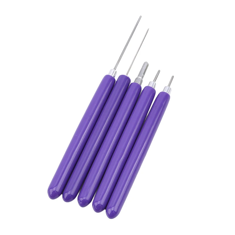 5 шт. фиолетовая бумага для рукоделия гаджет Дифракционная бумага инструмент бумажная ручка DIY ручной работы Инструменты милые бумажные специальные поставки катушка набор - Цвет: purple