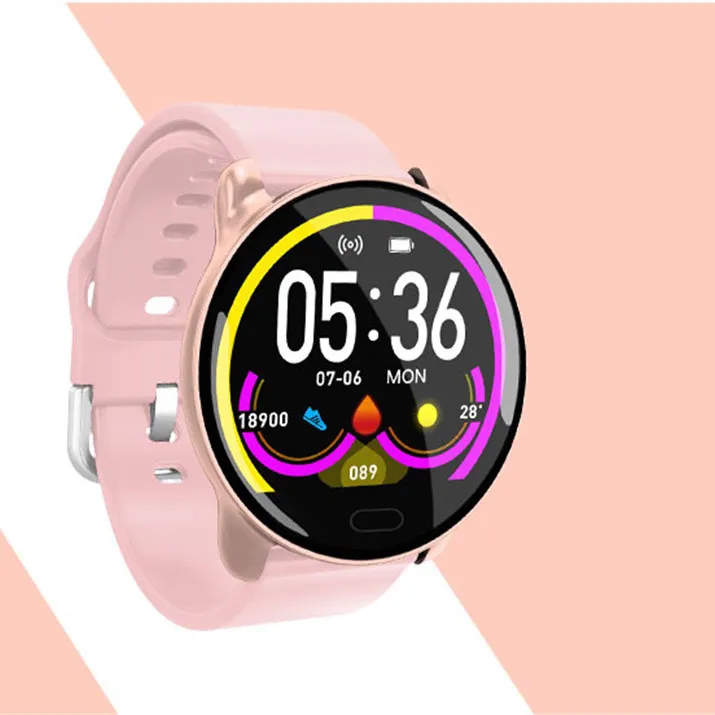 

mosunx K9 color screen heart rate sleep monitoring smart watch IP67 waterproof smart watch compatible with for IOS and Android9