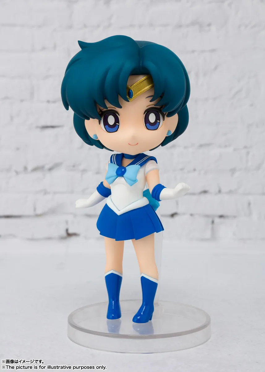 PrettyAngel-оригинальные BANDAI духи Figuarts mini 25th Сейлор Мун Меркурий парусник Юпитер Венера фигурки