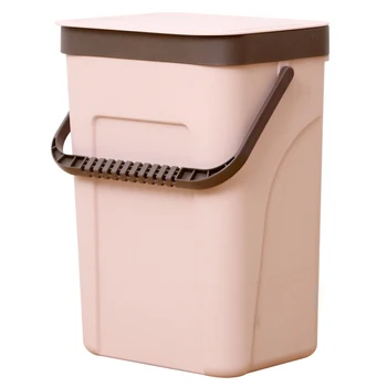 

Trash Can Kitchen Wall Mounted Garbage Bin Recycle Compost Bin Bathroom Dustbin LBShipping