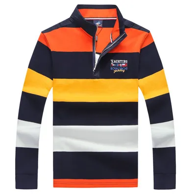 Бренд Tace& Shark свитер мужской высококачественный шерстяной вязаный полосатый свитер для мужчин повседневные мужские пуловеры - Цвет: TC8802-ORANGE