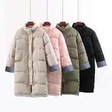 Yocalor, зимний теплый пуховик, хлопковая парка, плотное Женское пальто, пуховик, Женская куртка, Корейская версия, Толстая куртка