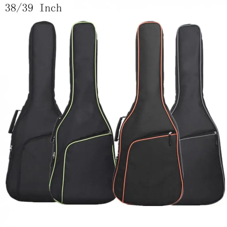 38/39 40/41 дюймов Оксфорд ткань чехол для гитары Красочные края Gig Bag двойные ремни Мягкий 10 мм хлопок мягкий водонепроницаемый рюкзак Лидер продаж