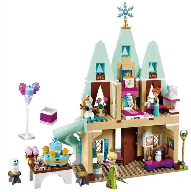Disney Frozen 316pcs Dream Принцесса Эльза ледяной замок набор &quotПринцесса Анна&quot