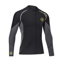 1.5MM Wetsuit Split Top Long Sleeve Snorkeling Suit Cold Warm Wetsuit Large Size Surfing Suit