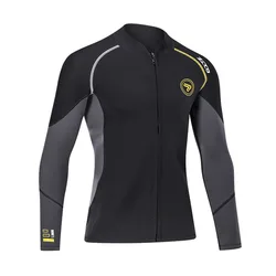 1.5MM Wetsuit Split Top Long Sleeve Snorkeling Suit Cold Warm Wetsuit Large Size Surfing Suit