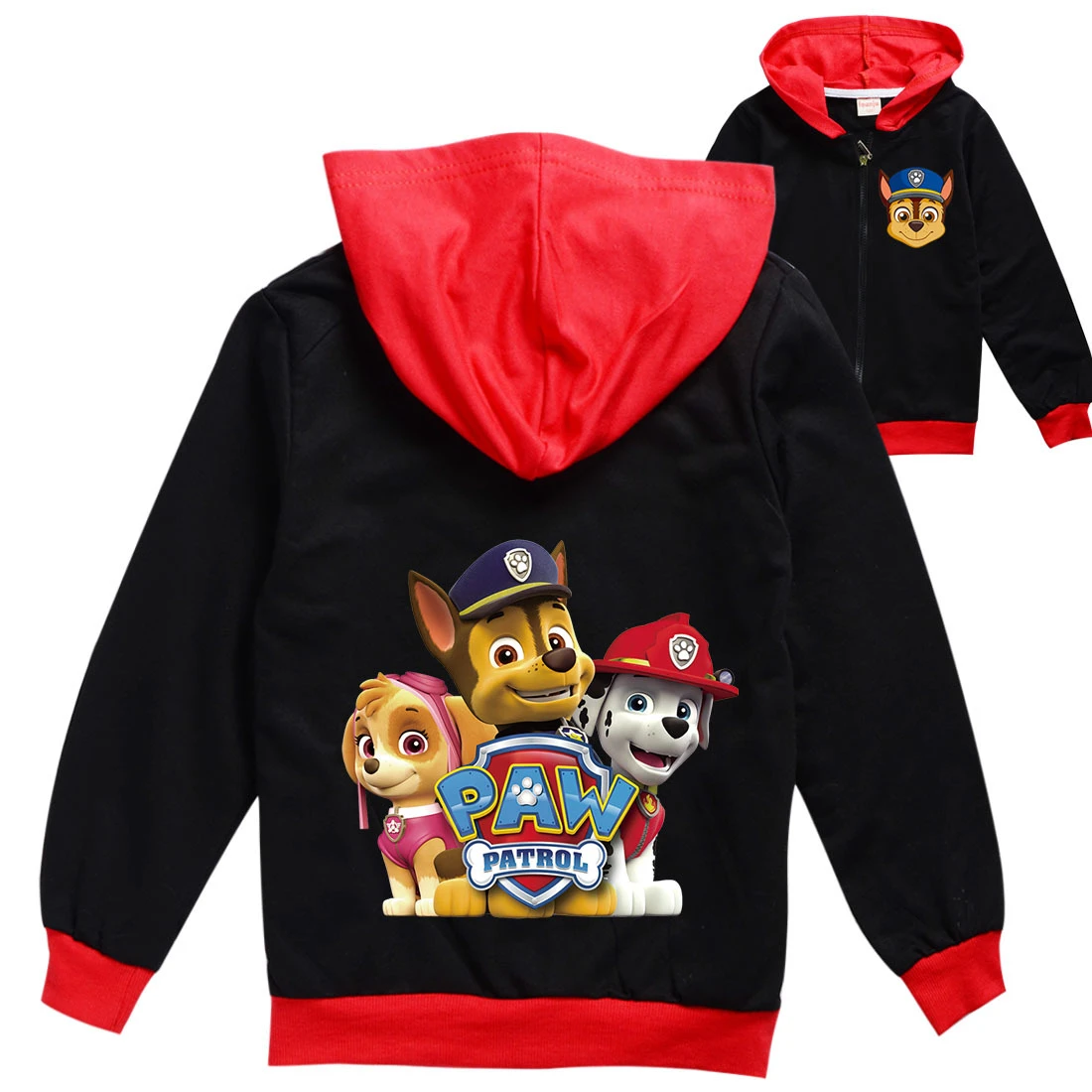 Ropa de la patrulla canina para niños, abrigo Jacken de manga larga, chaqueta, prendas vestir para niños de 2 a 10 años, otoño|Chaquetas abrigos| - AliExpress