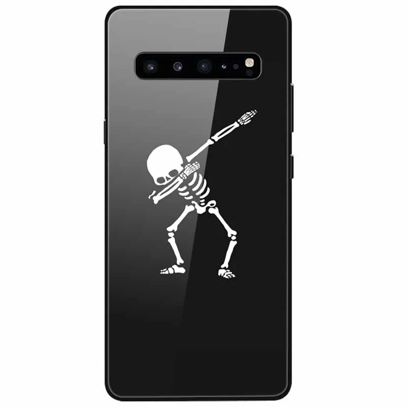 For Samsung S10 Case Tempered Glass hard shockproof cover For Samsung Galaxy S10 Plus / S10e Funda S10+ S10Plus S 10 Funda Coque kawaii phone cases samsung Cases For Samsung