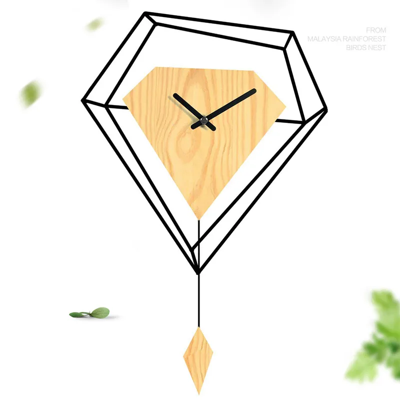 Hoshine House Винтажный стиль Reloj de Pared Room современные horloge Мураль дизайн Современные украшения настенные часы Horloge
