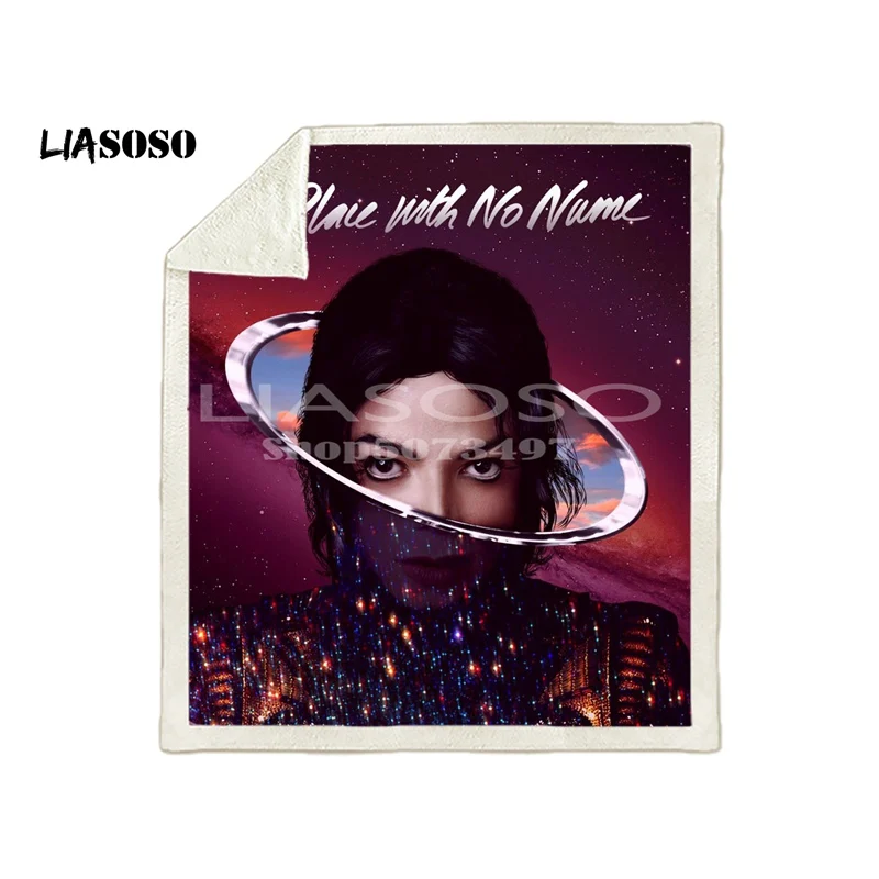 New Michael Jackson Hallyday Blankets 3D Printing Soft Blanket Throw On Home/Sofa/Bedding Portable Adult Travel Cover Blanket