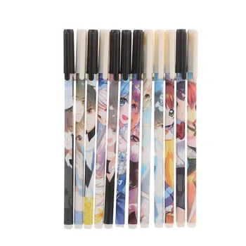 

50 pc/lot creative Cartoon girl and boy Gel ink pen/ student office water signature pen/children gift/creative stationery