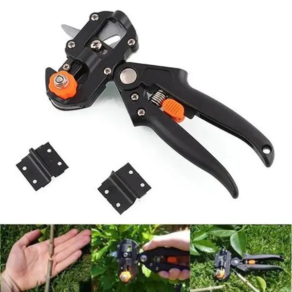 Grafting Pruner Garden Grafting Tool Professional Branch Cutter Secateur Pruning Plant Shears Boxes Fruit Tree Grafting Scissor shrub cutter Garden Tools