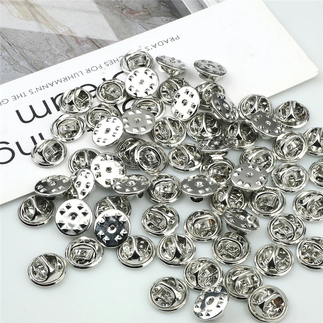 200 Stück Broschennadeln 20mm - Silberne Sicherheitsnadeln Mit 2 Löchern