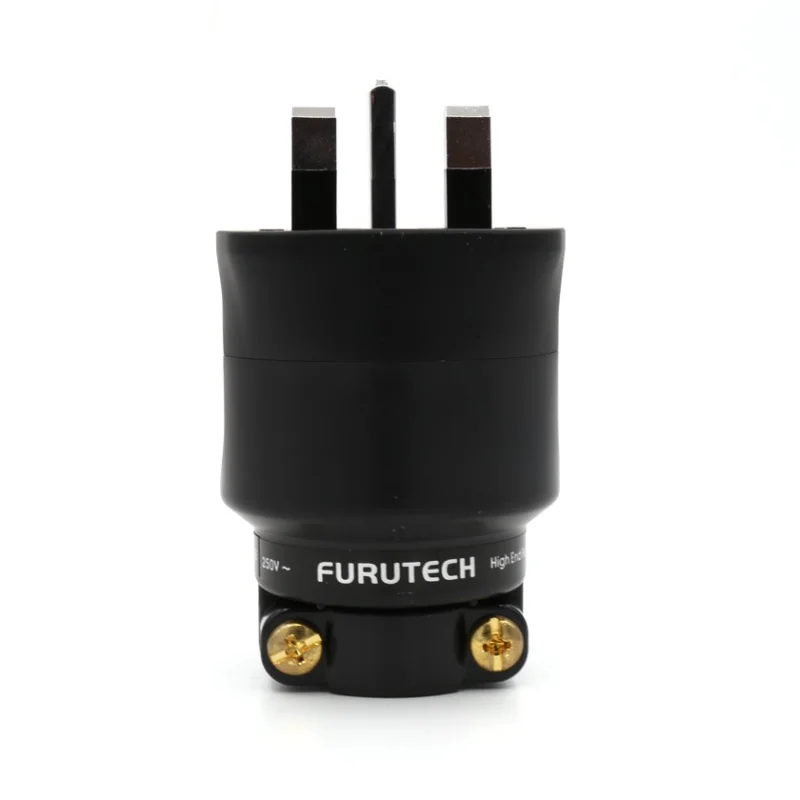 Hi-End Furutech Elettrico Uk Spina Di Alimentazione Ca Fi-Uk Oro/Rodio Placcato Hifi Audio Adattatore Connettore Iec