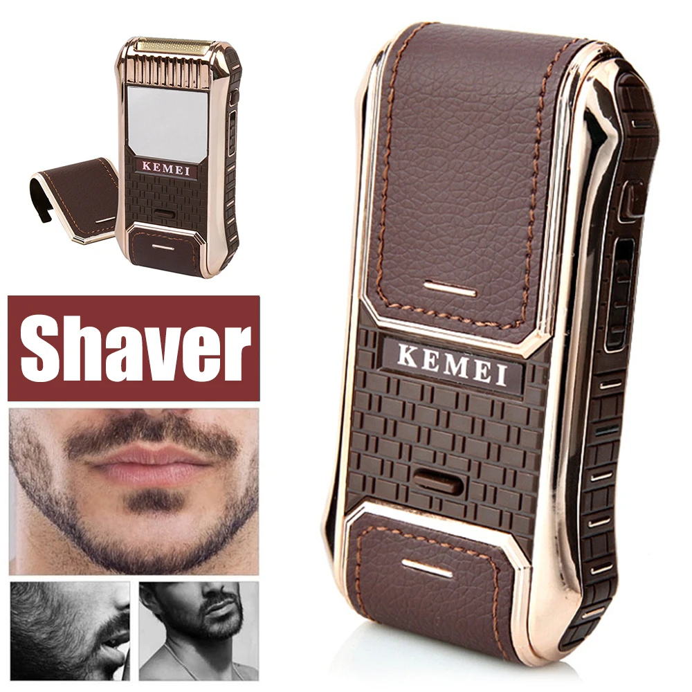 

New Electric Shaver for Men Twin Blade Waterproof Reciprocating Cordless Razor USB Rechargeable Shaving Machine Barber Trimmer