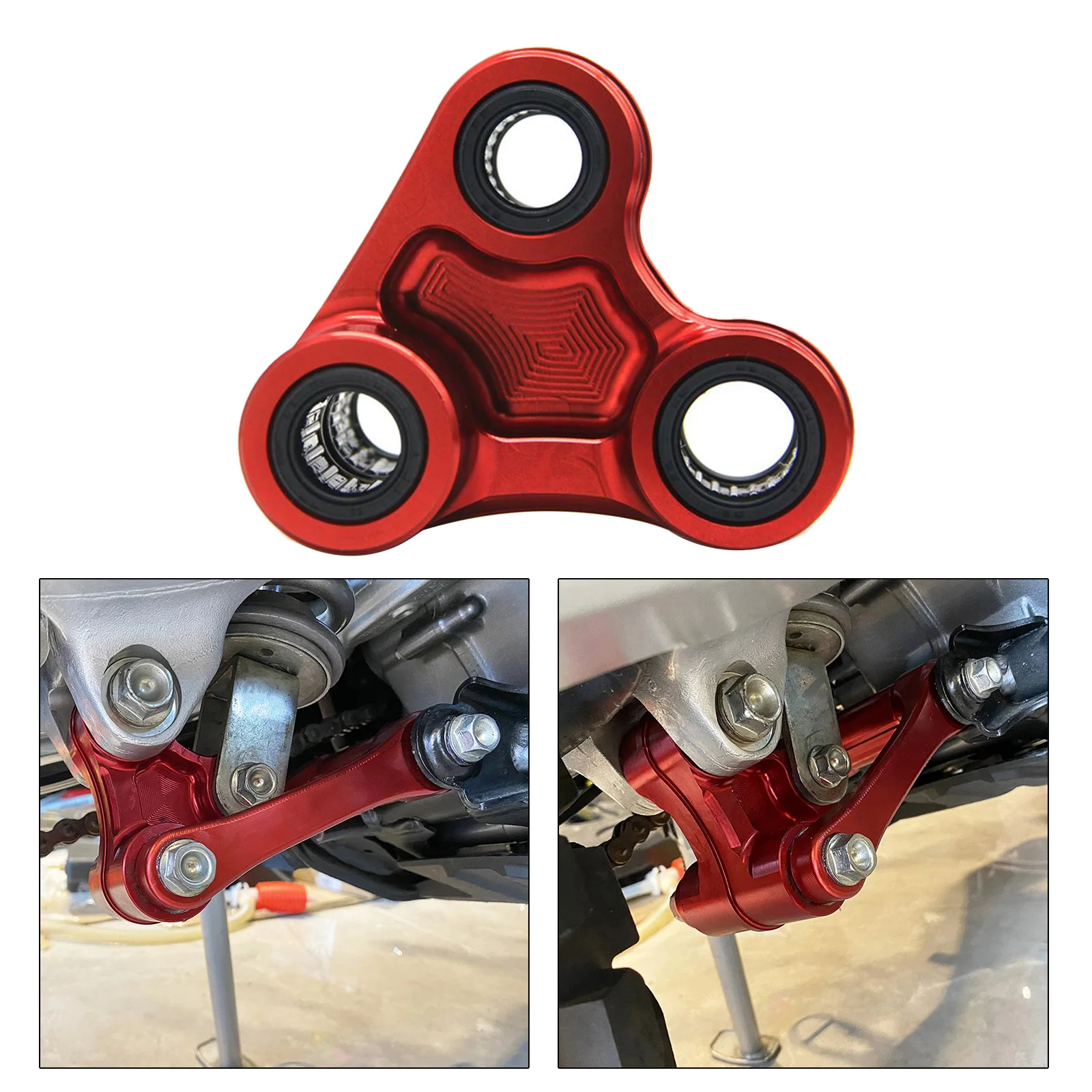 CNC Rear Shock Suspension Linkage Red Fit For Honda CRF250L Rally 2017-2020