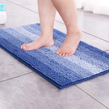 

Chenille Bathroom Rug(32 inchx20 inch) Extra Soft Absorbent Bath Shag Mat, Non Slip and Machine-Washable Bath Carpet for Tub Sho