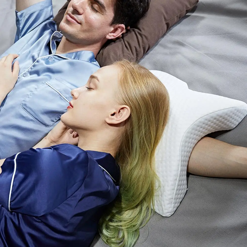 

Memory Foam Bedding Pillow Neck Protection Slow Rebound Multifunction Memory anti-pressure Hand Pillow Health Neck Couple Pillow
