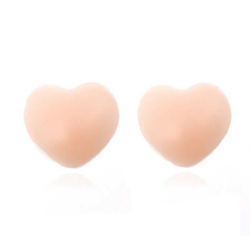 

2pcs 1Pair Bra Pad Reusable Self Adhesive Silicone Bra Breast Petal Pasties Chest Stickers Nipple Cover Invisible Bra Intimate