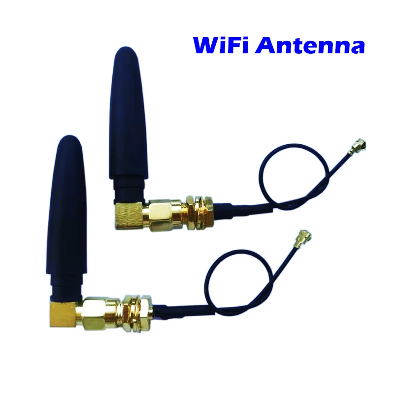 WiFi Antenna 3dbi Sma Male Connector 802.11b Aerial+IPX to Extension Cord Pigtai Cable