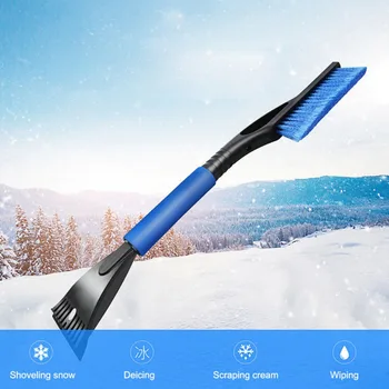 

2 In 1 Auto Car Window Windshield Car Ice Scraper Snow Brush Shovel Removal Brush Winter Snow Shovel Clean Tools for paint care