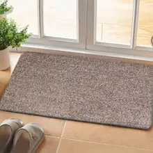 1 шт. коврик из микрофибры ультра-абсорбирующий дверной коврик для кухни, ванной комнаты, прихожей, ПВХ нескользящий входной двери, домашние коврики, машинная стирка