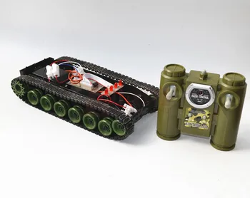 

2.4G Remote Control Assembling Tank Kit Rechargeable Crawler Robot