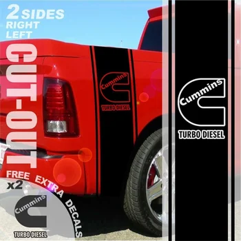 

For 1500 2500 3500 Truck Bed side stripes vinyl custom decal sticker graphics DS009