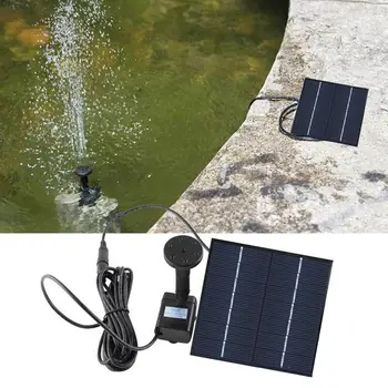 

1.2W Solar Garden Fountain Pump Solar Garden Fountains Power Powered Fountain Solar Water Birdbath Bird Waterfalls Fountain C2E4