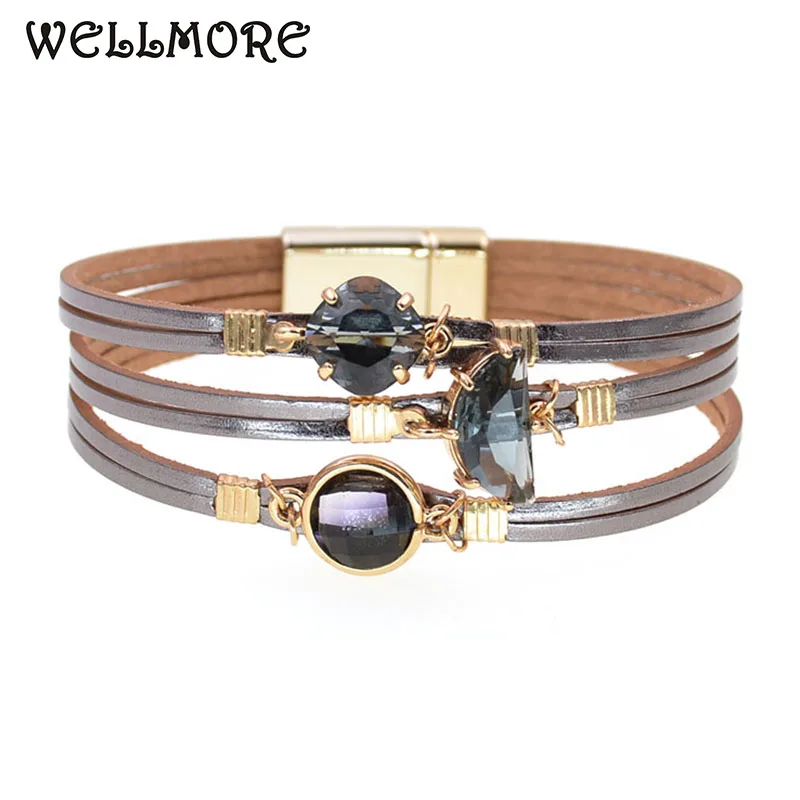 Leather Bracelet Charm Bracelets Charm Leather Bracelets Women New