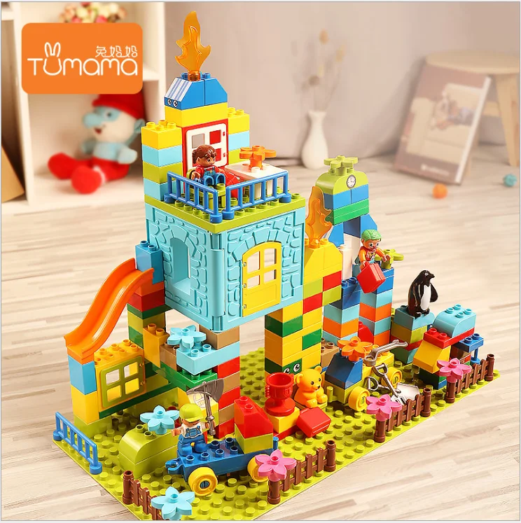 160 гранулы, большие гранулы, креативные DIY блоки, dreamland, Образовательное просветление [ведро для хранения]