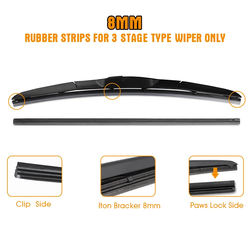 1PCS Windshield Windscreen 8MM 6MM 14