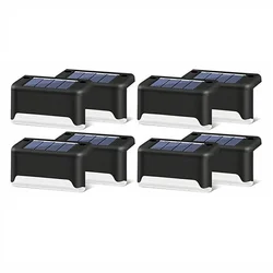 Lampe solaire imperméable pour l'extérieur, éclairage de jardin, idéal pour une clôture, une terrasse, des escaliers, une passerelle ou une cour 