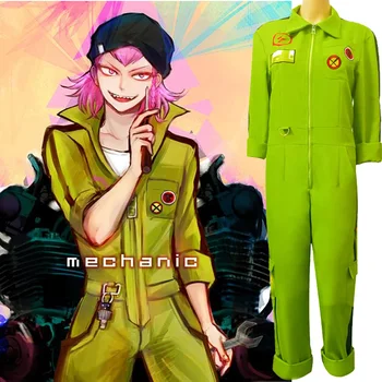 

Super DanganRonpa Kazuichi Souda Cosplay Costume Full Set Outfit Men Women Jumpsuit