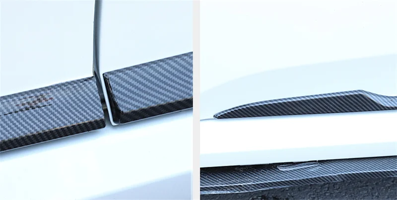 AX ABS углеродное волокно Хром Корпус литая дверь боковая крышка для civic 161718 седан линия подкладка протектор отделка, отличительная особенность литье автомобиля