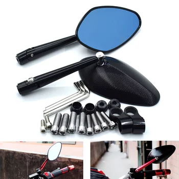 

New Universal motorcycle rearview mirror CNC aluminum alloy 8mm 10mm For HONDA CBF125 CB600F CBR600F CBF600/SA CB650F CBR650F