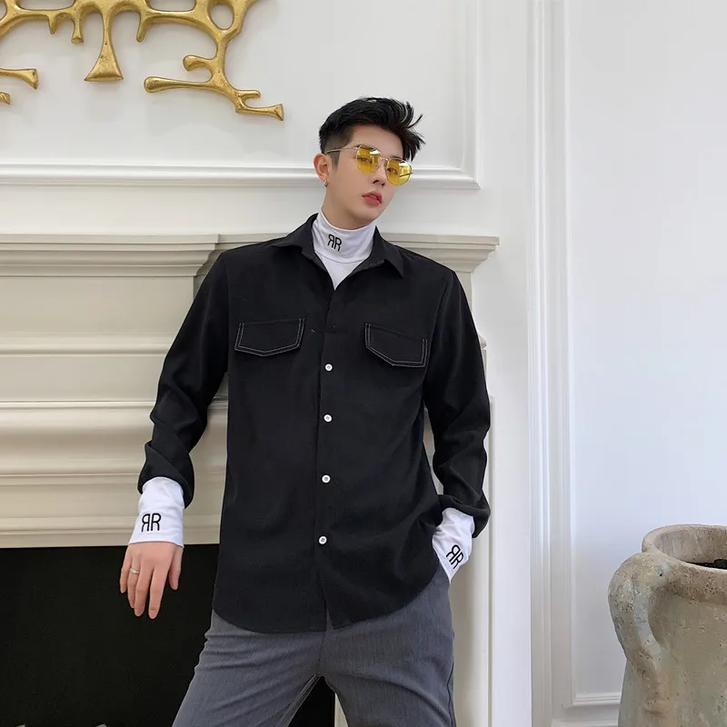 M-XL! Весна 2020 Красивая корейская трендовая строчка Ретро британская Мужская