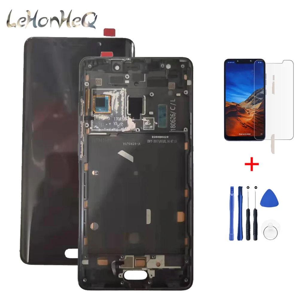 

New 5.7" For Xiaomi Mi Note 2 LCD Display Touch Screen Digitizer Assembly frame For Xiaomi Mi Note 2 Display Replacement