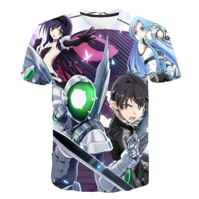 New Anime Men Sword Art Online 3d Print T shirt Fashion Short sleeved Tops 9 H0de9afc01efc4f7cb4ff044cab69e4903