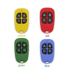 Télécommande universelle pour porte de Garage, 433MHz, 4 clés, copie