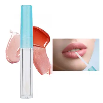 

20pcs Lightweight Refillable Lip Gloss Bottle Mini DIY Empty Lip Oil Tube Household Container (1.3ml/pc Blue Cap) Makeup Tools