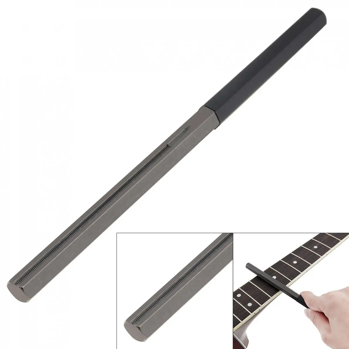

Guitar Fret File Dressing Sanding with 3 Size Edges Luthier Tool for Guitar Fret Wire Polishing Guitar Tools