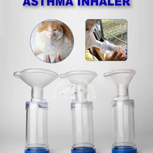 Cámara espaciadora de inhalador de Aerosol para adultos y niños, cámara de espray de gatos, espaciador