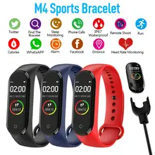 New M4 Smart Bracelet HD Call Bluetooth Smart Band Fitness Tracker Heart Rate Step Exercise Ip67 Waterproof Smart Wristband
